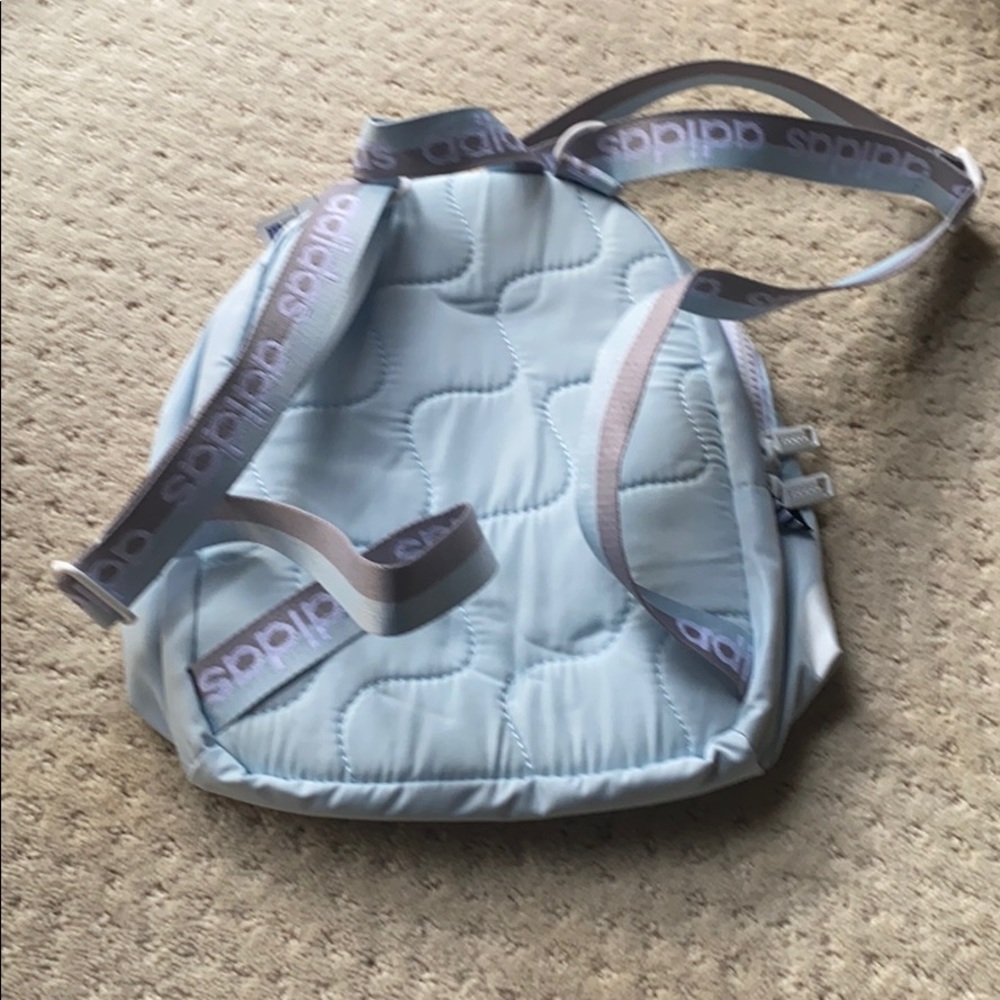 New adidas mini backpack light blue - Picture 3 of 5